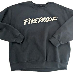Troy Silvan Black Fireproof Sweatshirt Sz XS